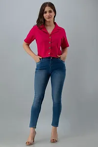 Mayero Woman Solid Shirt Tops-thumb3