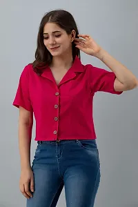 Mayero Woman Solid Shirt Tops-thumb4