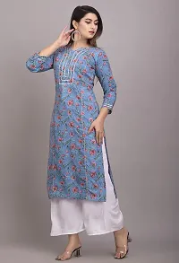 Mayero Womens Floral Printed Kurta With Palazzo Set-thumb4