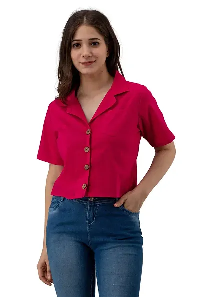 Mayero Woman Solid Shirt Tops