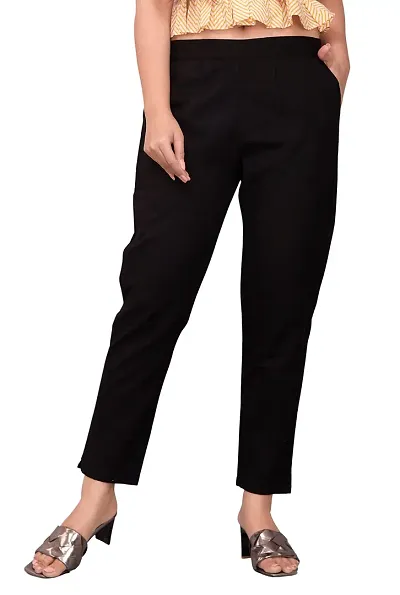 Mayero Womens Solid Flex Trouser