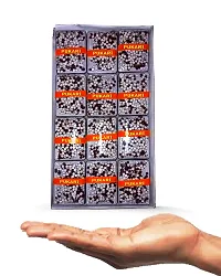 (PUKARI) Maroon Bindi Size-07  (1 Box in 12 Pcs)  for Women's And Girls Indian Culture-thumb1