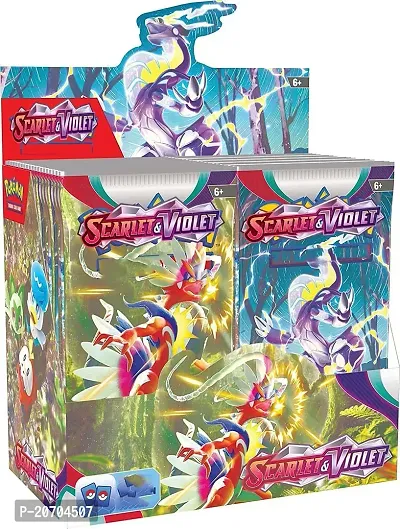 Trading Cards Game for Kids Poke Cards Booster Pack Game Scarlet  Violet Card with Action Booster Packs (Crown Zenith)