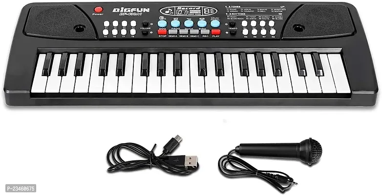 New Keyboard Piano Kids With Microphone Portable Electronic Keyboards For Beginners, Kid Musical Toys Pianos For Girls Boys Ages 3-8.-thumb0