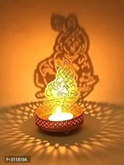 Laddu Gopal Shadow Tealight Candle Holder-thumb0