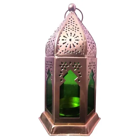 Decorative Iron Lantern And Tealight Candle Holder