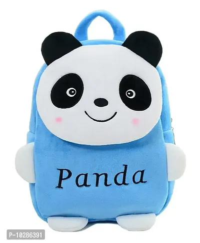 Blue panda 6 ear design character kids school bag Backpack  for child /baby/ boy/ girl soft cartoon character bag gifted School Bag