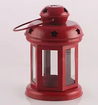 Heaven Decor Decorative Hanging Tealight Candle Holder Lantern Indoor outdoor Home Decorati  Red-thumb2