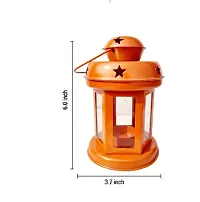 Heaven Decor Decorative Hanging Tealight Candle Holder Lantern Indoor outdoor Home Decorati  Orange-thumb1