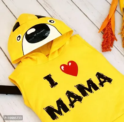 Trendy cotton Yellow clothing set for boys and girls-thumb4