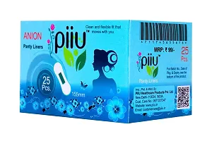 Piiu Cottony Soft Rash Free Ultra Thin Anion Panty Liners (155mm) Pack of 3+ Piiu Organic Natural Herbal Glycerine Rose Bathing Bar | Unisex Bathing Bar, 100gm, Free-thumb2