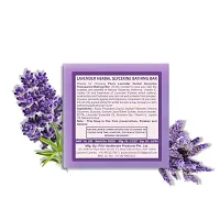 Piiu Organic Natural Herbal Glycerine Lavender Bathing Bar, 100gm | For Moisturizing  Cleansing | Made with Natural Ingredients | Suitable for All Skin Type (Pack of 1)-thumb1