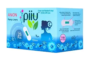 Piiu Cottony Soft Rash Free Ultra Thin Anion Panty Liners (155mm) Pack of 3+ Piiu Organic Natural Herbal Glycerine Rose Bathing Bar | Unisex Bathing Bar, 100gm, Free-thumb1