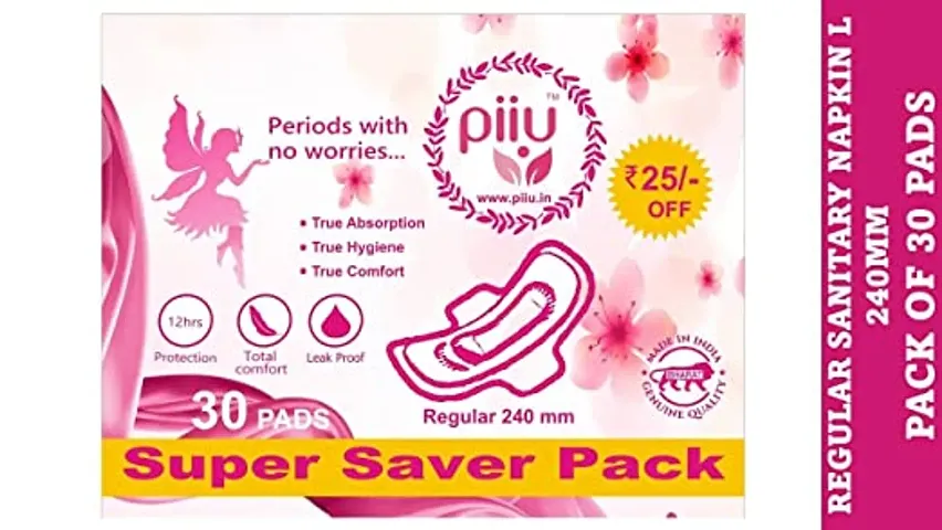 Piiu Dry Comfort Rash Free Regular Sanitary Pad