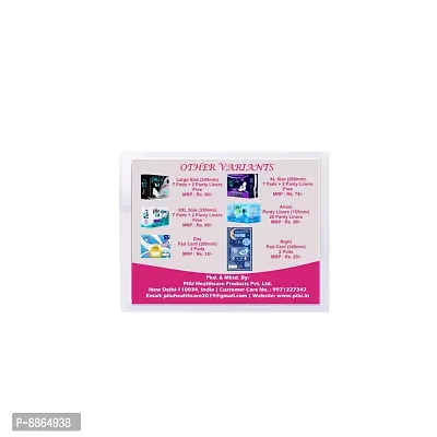 Rash Free Cottony Soft Onion Sanitary Napkin (Pad Card) L 240mm (Pack of 20)-thumb3