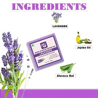 Piiu Organics Natural Herbal Glycerin Lavender Bathing Bar, 100gm |nbsp;For moisturizing and cleansing |nbsp;Made with Natural Ingredients |nbsp;Suitable for all skin types (Pack Of 4)-thumb3