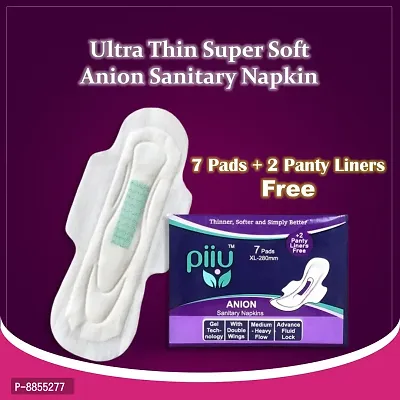 Soft Rash Free Ultra Thin Anion Sanitary Pads XL 280mm (Pack of 6)-thumb2