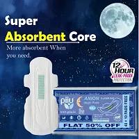 Piiu Cottony Soft Rash Free Ultra Thin Anion Night Sanitary Pad XXL+ (360mm) Pack of 50 Pads-thumb2