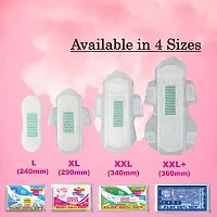 Piiu XL Cotton Soft Rash Free Ultra Thin Onion Sanitary Pads XL (290MM) Pack of 50 Pads-thumb3