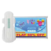 Piiu Cotton Soft Rash Free Ultra Thin Anion Sanitary Pads XL (290mm) 30 Pads (Pack of 2)-thumb2
