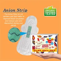 Piiu XL Cotton Soft Rash Free Ultra Thin Onion Sanitary Pads XL (290MM) Pack of 70 Pads-thumb3