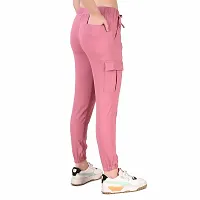 Abhi Ansh Fashion Relaxed Strachable Fit Jogger For Women (34, PINK)-thumb1