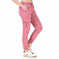 Abhi Ansh Fashion Relaxed Strachable Fit Jogger For Women (34, PINK)-thumb2