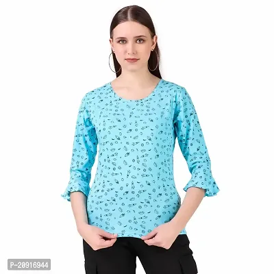 Abhi Ansh Fashion Tops for Women Stylish  Printed Top