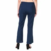 Abhi Ansh Fashion Women's Regular Fit Crepe Pant (32, Royal Blue)-thumb1