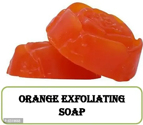 Organic Handmade Orange Soap Pack of 2 (70g each Soap)