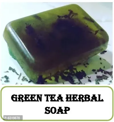 Organic Handmade Green Tea Soap Pack of 2 (70g each Soap)