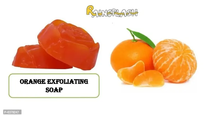 Handmade Organic Orange Soap pack of 2 (100g per Soap)