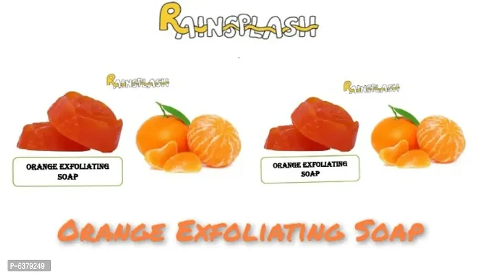 Handmade Organic Orange Soap pack of 3 (100g per Soap)