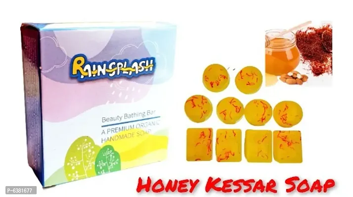 Honey Kessar Soap Pack of 10(70 g per Soap)-thumb0