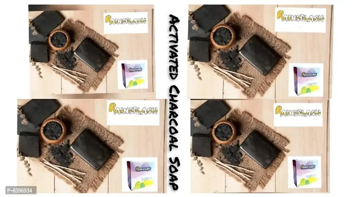 Charcoal Soap Pack of 3 (100g each)