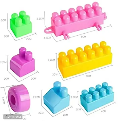 DIY Plastic Bullet Blocks for Kids, Vibrant Colours, Educational Bullet Blocks Suitable for Kids 3+Years-thumb3