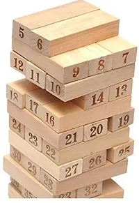 Wooden Building Block, Party Game, Tumbling Tower Game for Kids and Adults-thumb1