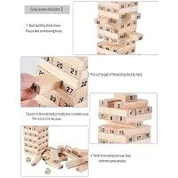 Wooden Building Block, Party Game, Tumbling Tower Game for Kids and Adults-thumb3