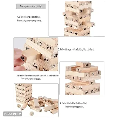 Wooden Building Block, Party Game, Tumbling Tower Game for Kids and Adults-thumb4