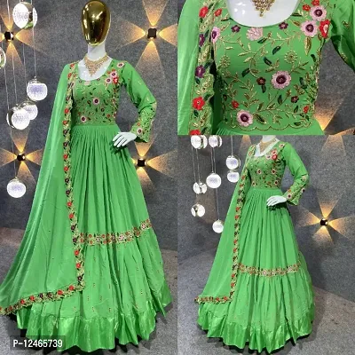 Aashirwad Sayuri Noor Sequence Work Anarkali Gown Maroon Color DN 121