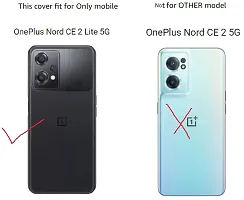 COVERBLACK Shock Proof Rubber Back Cover for OnePlus Nord CE 2 Lite CPH2381 - Transparent-thumb3