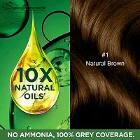 Sanjeevani Natural Hair Colour Creme | No Ammonia | Long-lasting Colour For Men and Womem Smoothness  Shine | Natural Color 50ml + 60ml (Pack of 1, Brown)-thumb3
