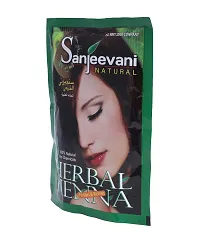 Sanjeevani Natural Herbal Henna | Powder for Hair Color | Organic Henna Powder, Hair Care for Men and Women (50 Gram-thumb1