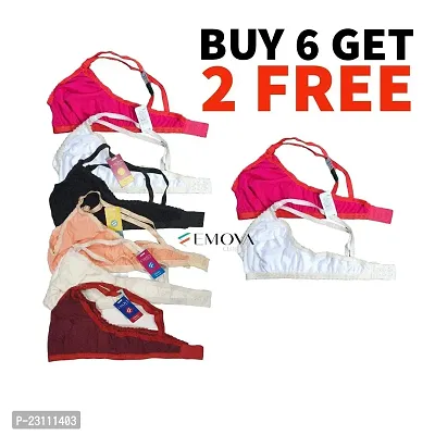 Plus Size Hosiery Non Padded Bra Buy 6 Get 2 Free (Any Color)