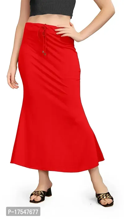 Buy PRN Enterprise Women's Micro Lycra Saree Shapewear Petticoat  Stretchable Thigh Hip Shaper Saree Silhouette Shapewear for Women (Red)  Size:-4XL Online In India At Discounted Prices