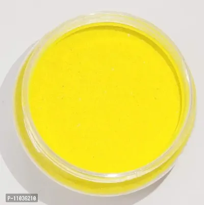 oramsa Rangoli Yellow Colour Powder 250 GMS in Bottle Packaging-thumb0