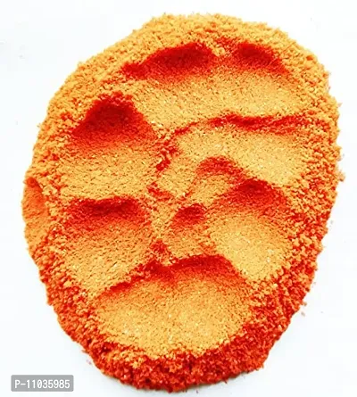 oramsa Rangoli Powder Light Orange Colour in Bottle Packaging (250 Grams)