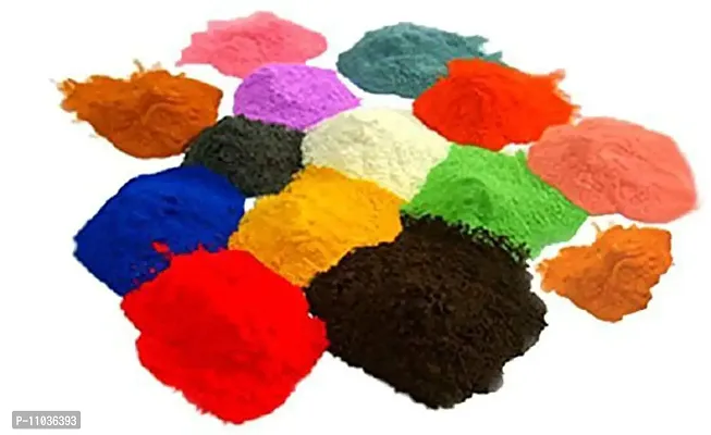 Oramsa Combo of Rangoli Kit- Rangoli Powder (4 * 50gm=200)(Any 4),8"" One Rangoli Round Stencil, 4"" Four Rangoli Round Stencil, 1 Rangoli Roller-thumb4