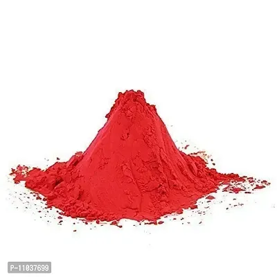 oramsa Red Colour Rangoli Powder 250 GMS in Bottle Packaging