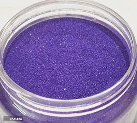 oramsa Purple, bainganee(?????? ???) Colour Rangoli Powder 250 GMS in Bottle Packaging